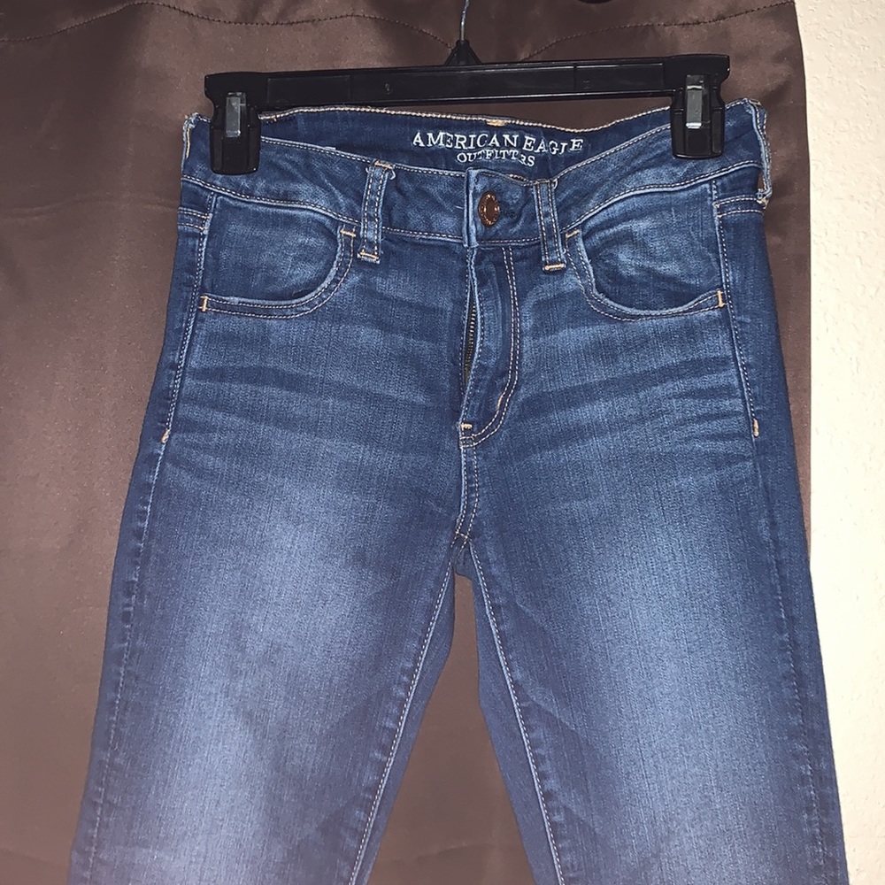 EUC medium wash jeggings